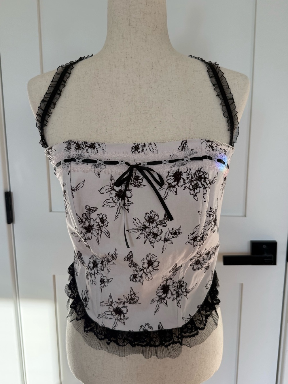 Upcycled Urban Outfitters Top/Reformation Dupe